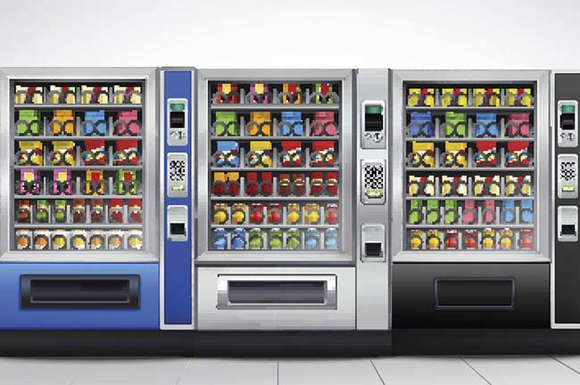 怎么用自动饮料售货机找零系统买饮料